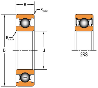 Cuscinetto a Sfera 2RS TIMKEN